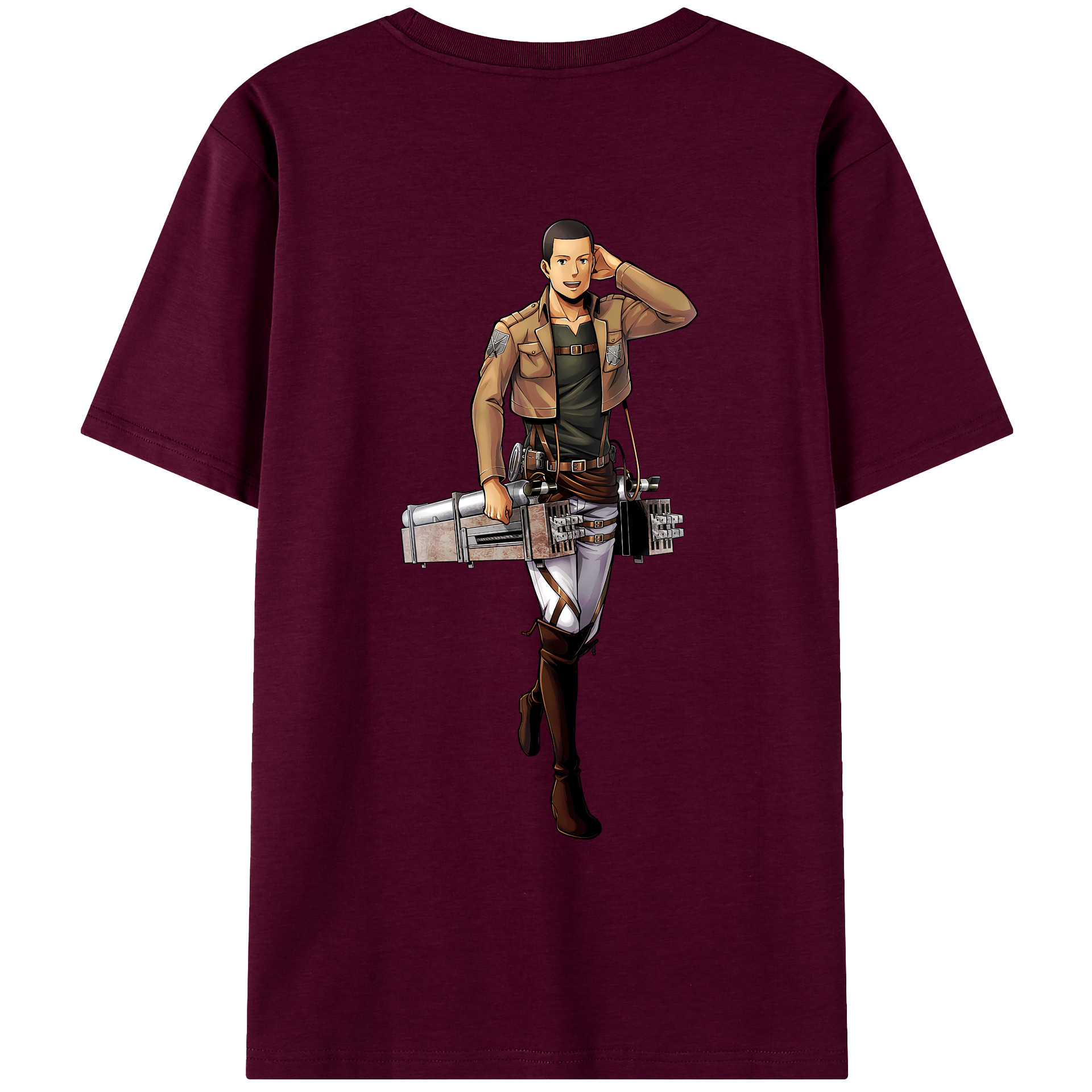 （画像用） 進撃の巨人 Attack on Titan レディース半袖Tシャツ(バックプリント)
